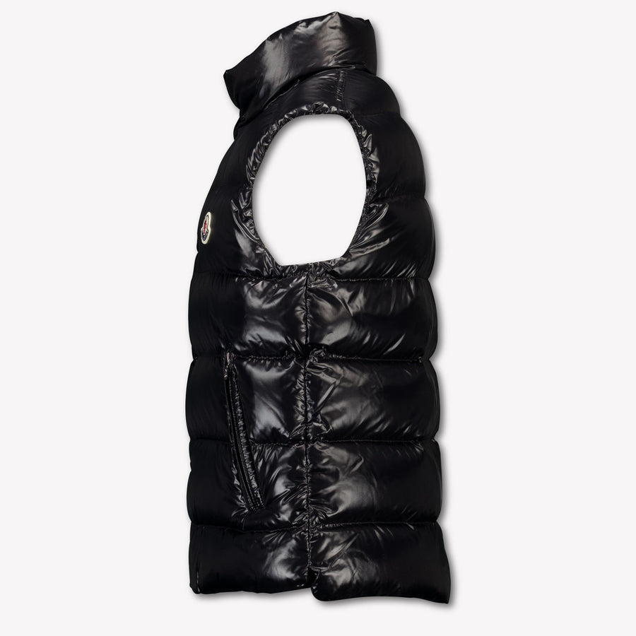 Moncler Tib Kinder Jongens Bodywarmer In Zwart