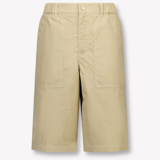 Moncler Kids Boys Shorts In Beige