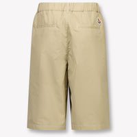 Moncler Kinder Jongens Shorts In Beige