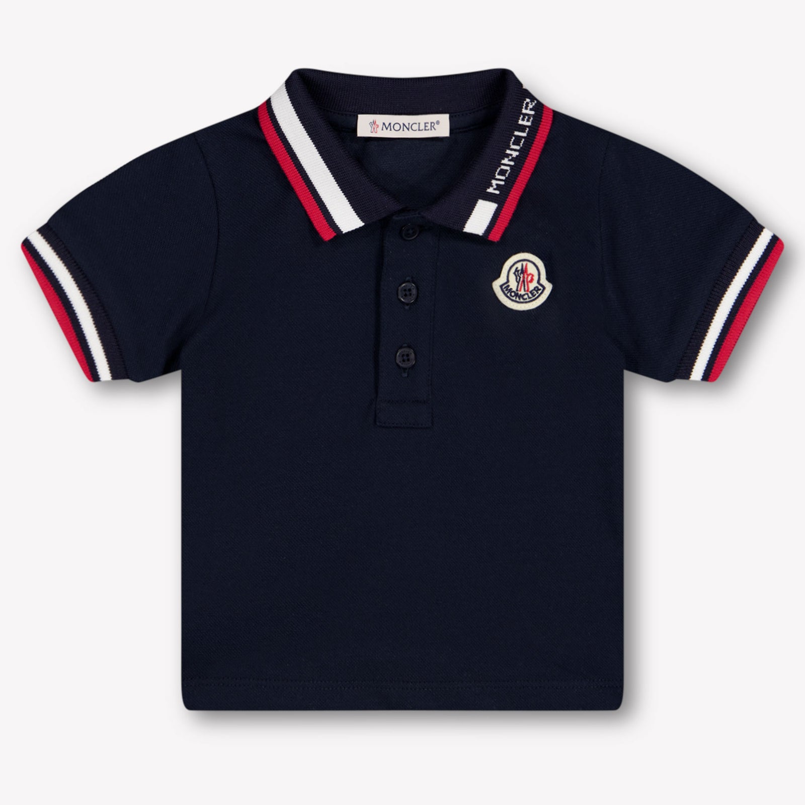 Moncler Baby Boys Polo In Navy