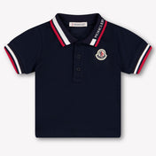 Moncler Baby Jongens Polo In Navy