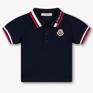 Moncler Baby Jongens Polo In Navy