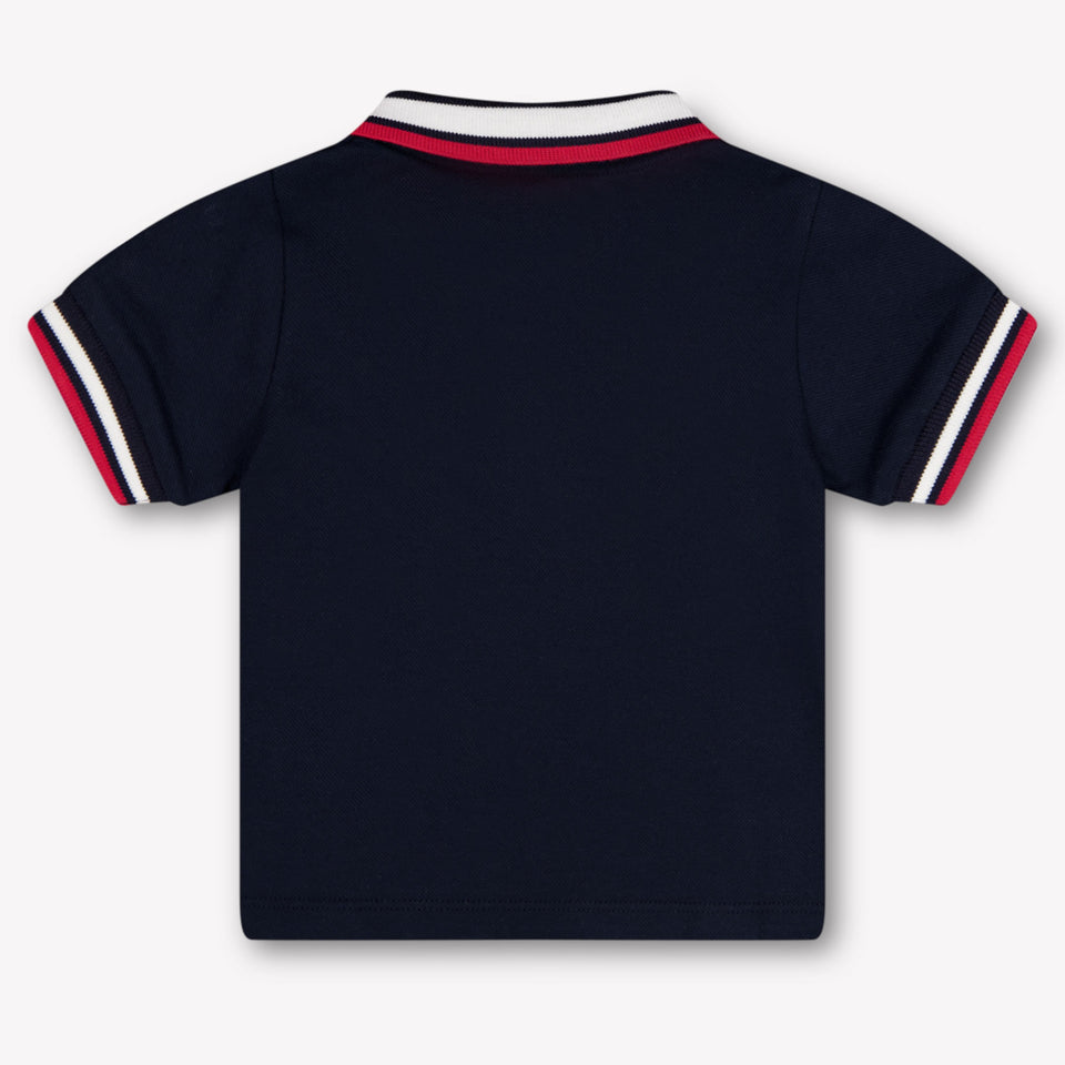 Moncler Baby Jongens Polo In Navy