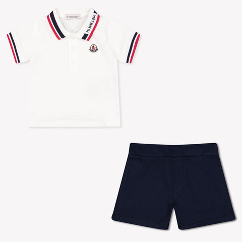 Moncler Baby Boys Set In White