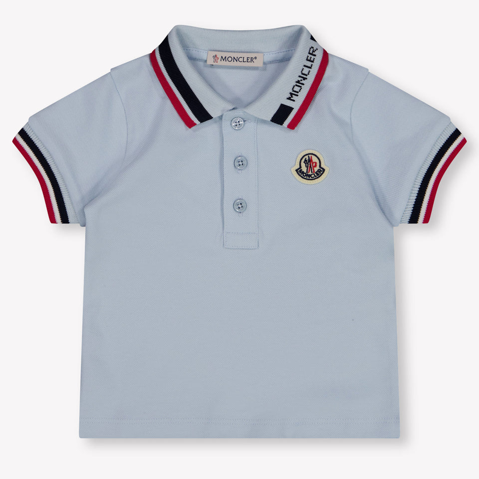 Moncler Baby Boys Set In Light Blue
