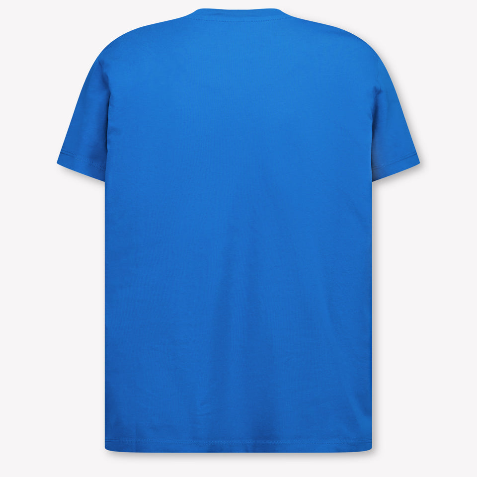 Moncler Kinder Jongens T-Shirt In Turquoise