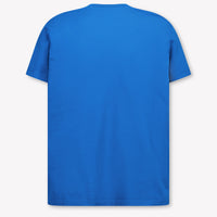 Moncler Kinder Jongens T-Shirt In Turquoise