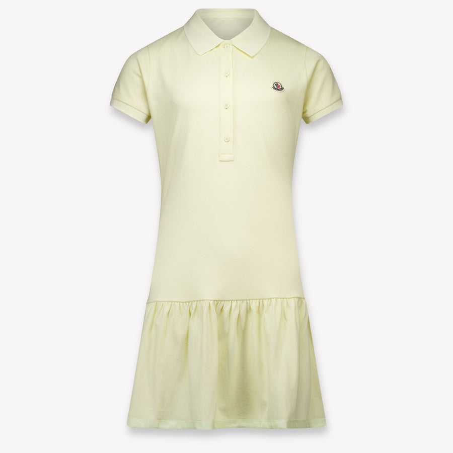 Moncler Kinder Meisjes Jurk In Geel