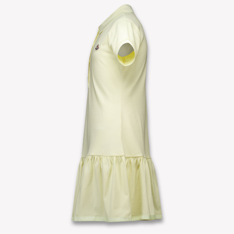 Moncler Kinder Meisjes Jurk In Geel