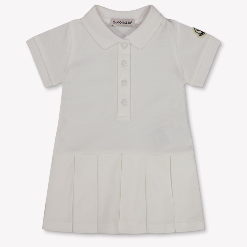 Moncler Baby Meisjes Jurk In Wit