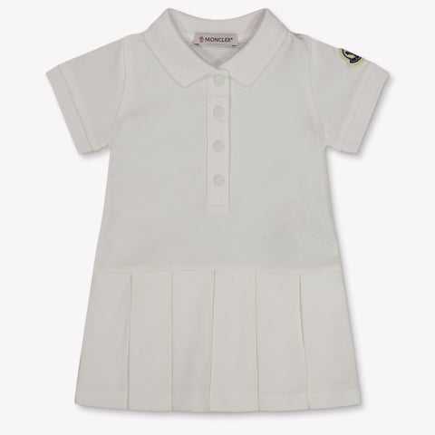 Moncler Baby Girls Dress In White