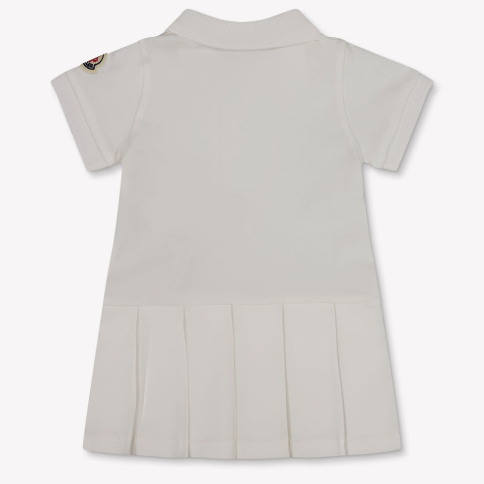 Moncler Baby Meisjes Jurk In Wit
