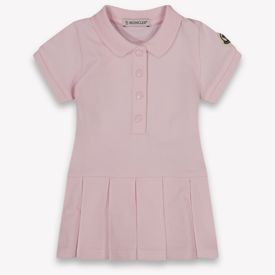 Moncler Baby Girls Dress In Light Pink