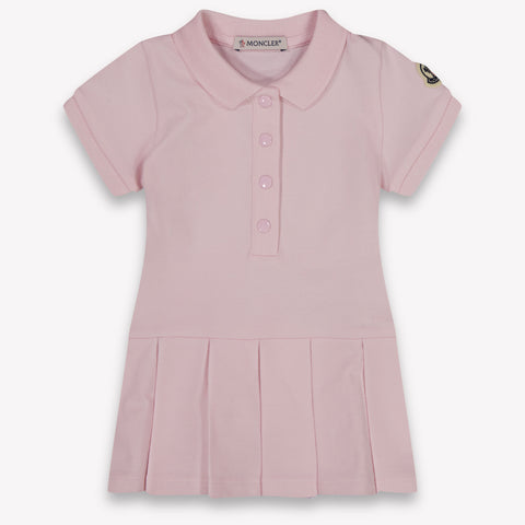 Moncler Baby Girls Dress In Light Pink