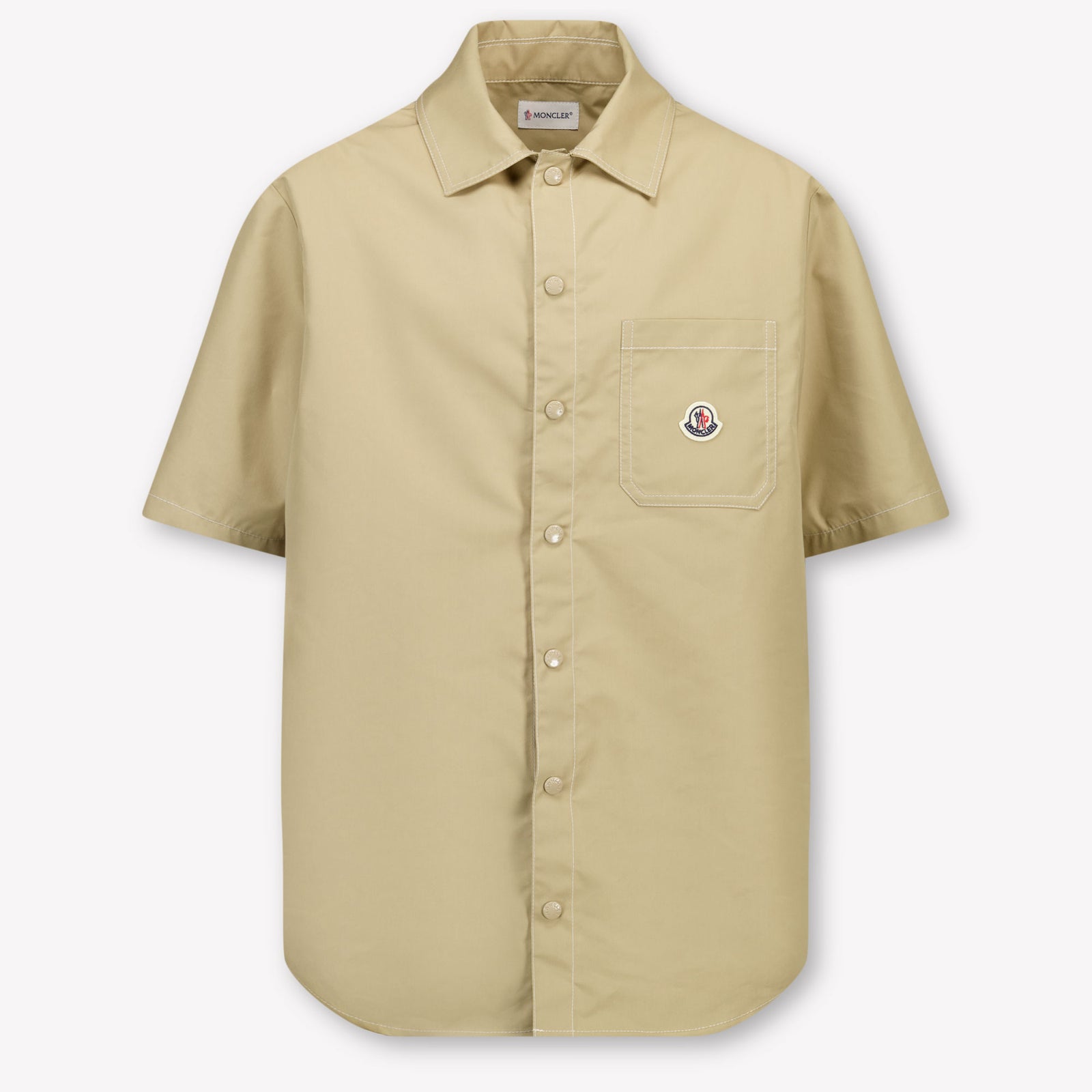 Moncler Kinder Jongens Blouse In Beige