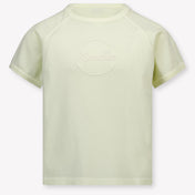 Moncler Kids Girls T-Shirt In Yellow