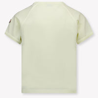 Moncler Kinder Meisjes T-Shirt In Geel