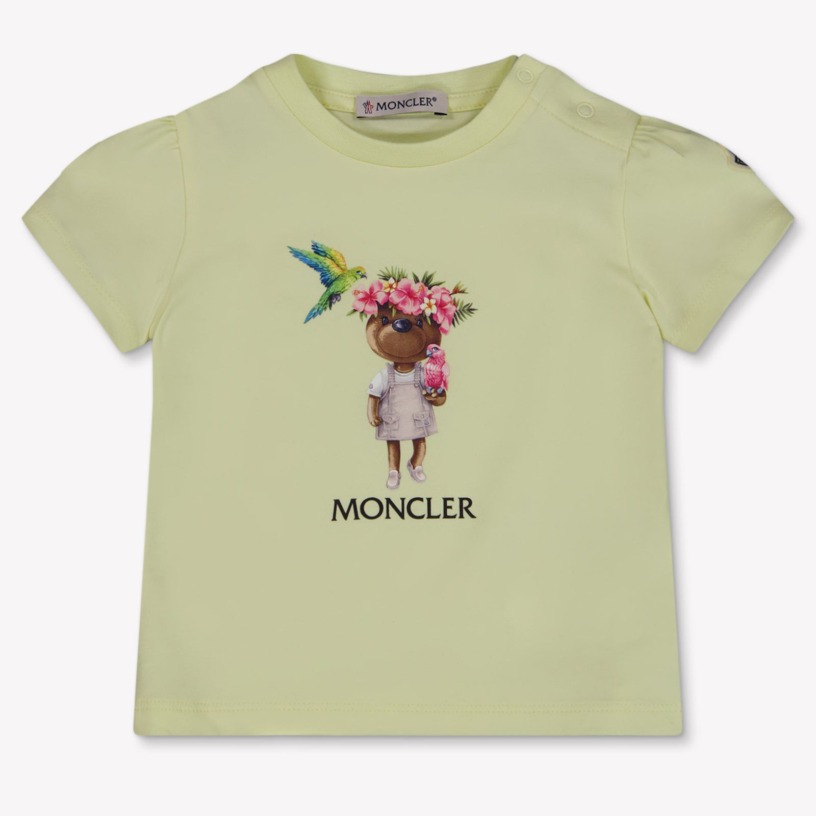 Moncler Baby Meisjes T-Shirt In Geel