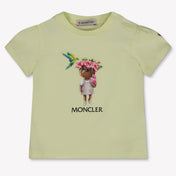 Moncler Baby Meisjes T-Shirt In Geel