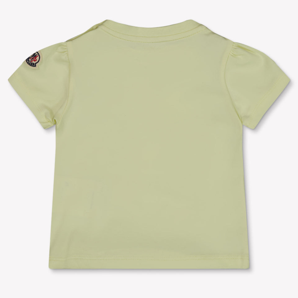 Moncler Baby Meisjes T-Shirt In Geel