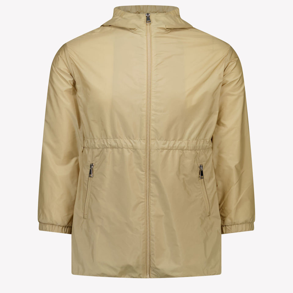 Moncler Wete Kinder Meisjes Zomerjas In Beige