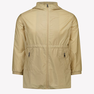 Moncler Wete Kids Girls Summer jacket In Beige