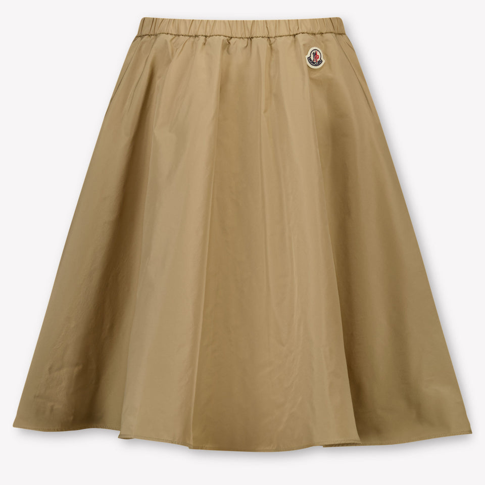 Moncler Kids Girls Skirt In Beige