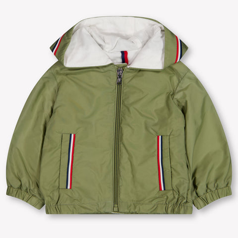 Moncler Granduc Baby Jongens Zomerjas In Olijf Groen