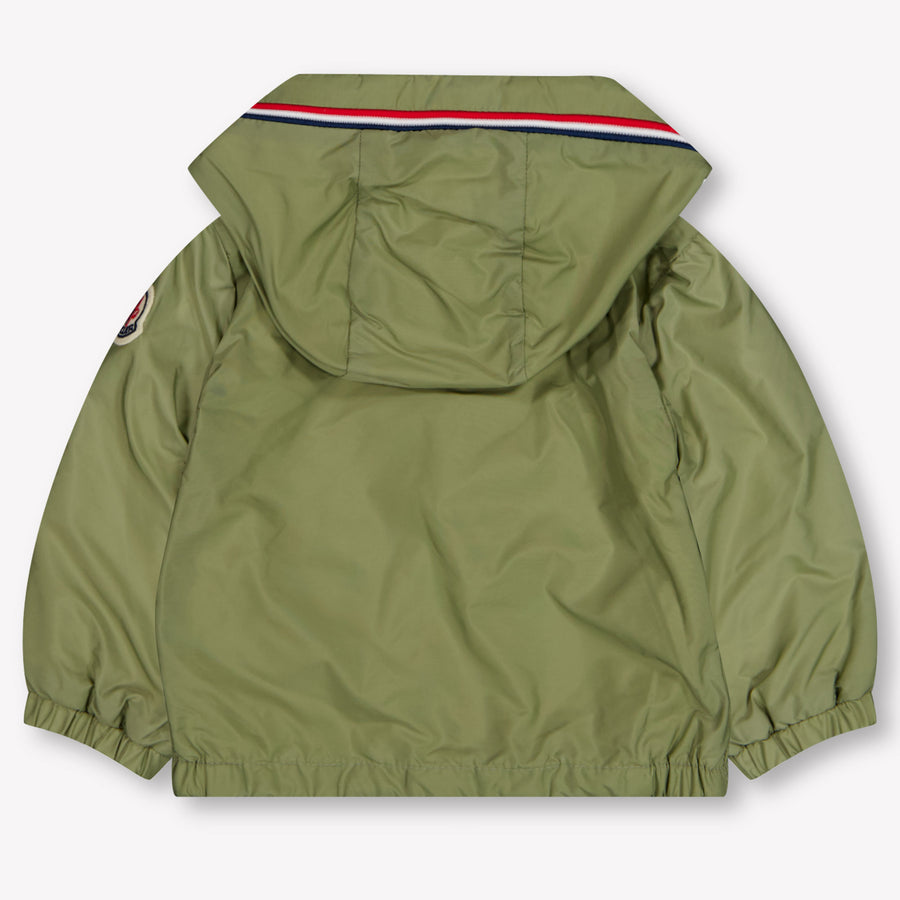 Moncler Granduc Baby Jongens Zomerjas In Olijf Groen
