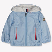 Moncler Granduc Baby Boys Summer jacket In Light Blue
