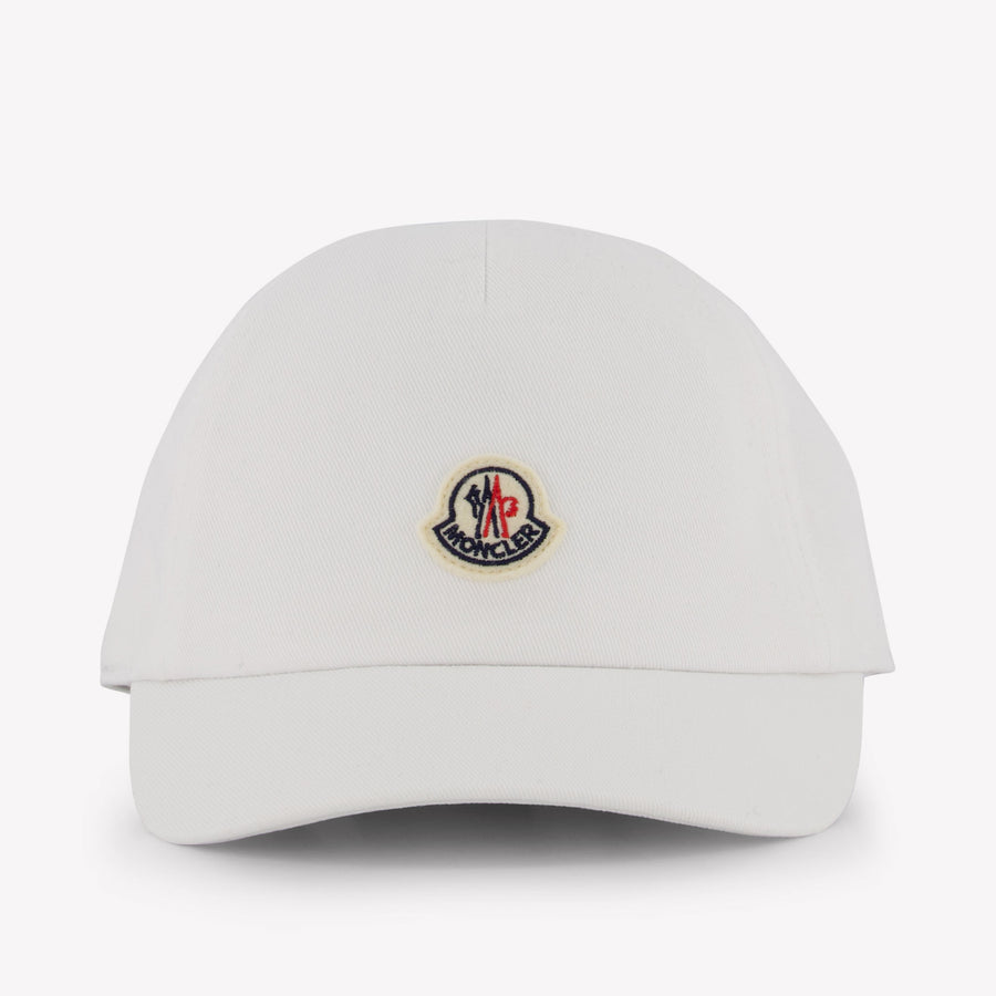 Moncler Baby Jongens Pet In Wit