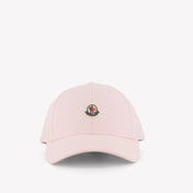 Moncler Kids Girls Cap In Light Pink
