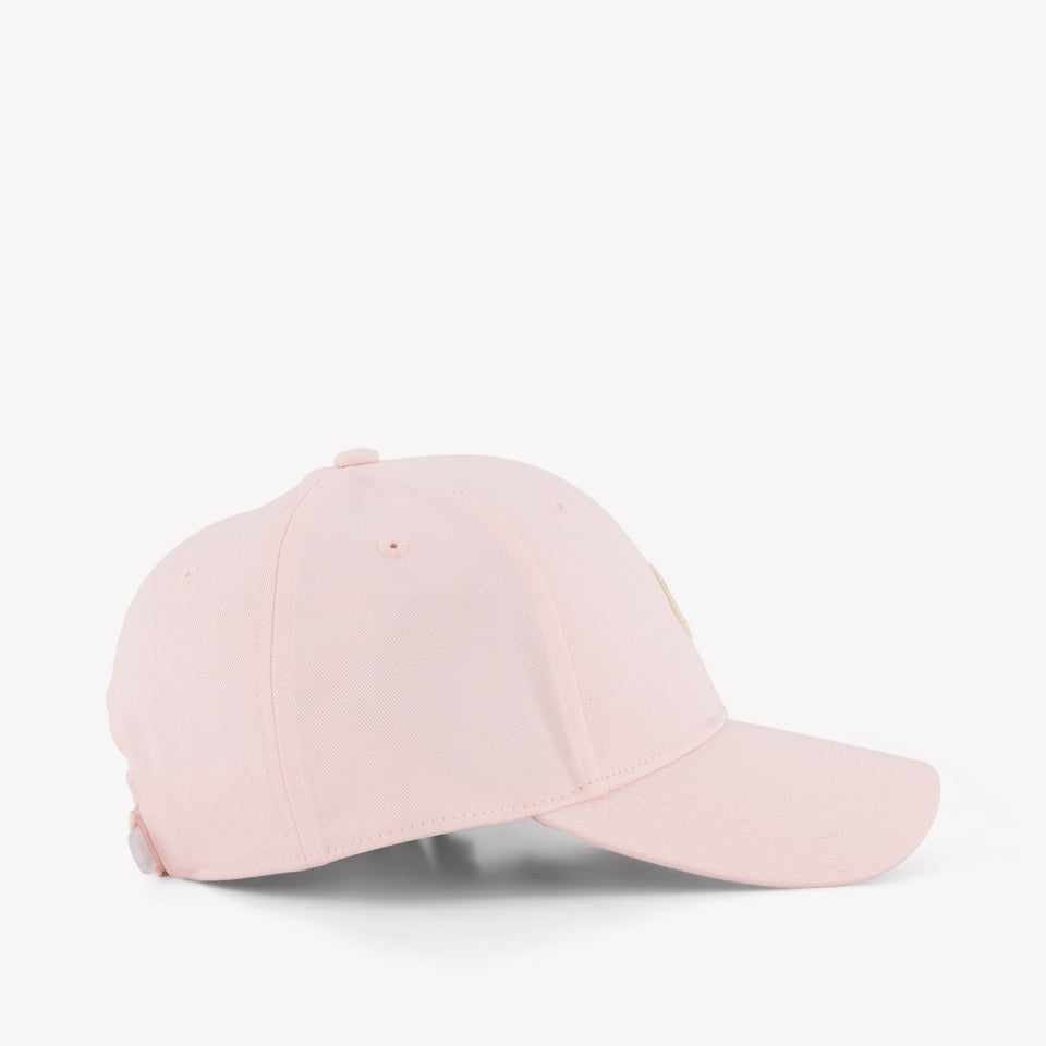 Moncler Kids Girls Cap In Light Pink