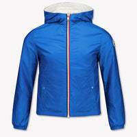 Moncler New Urville Kids Boys Summer Jacket In Turquoise