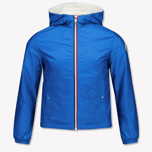 Moncler New Urville Kids Boys Summer Jacket In Turquoise