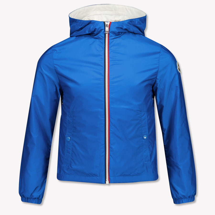 Moncler New Urville Kids Boys Summer Jacket In Turquoise