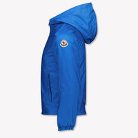Moncler New Urville Kids Boys Summer Jacket In Turquoise