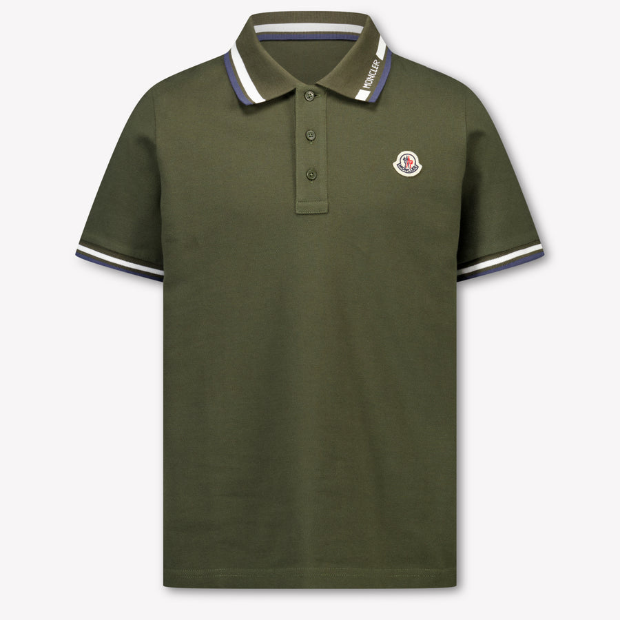 Moncler Kinder Jongens Polo In Army