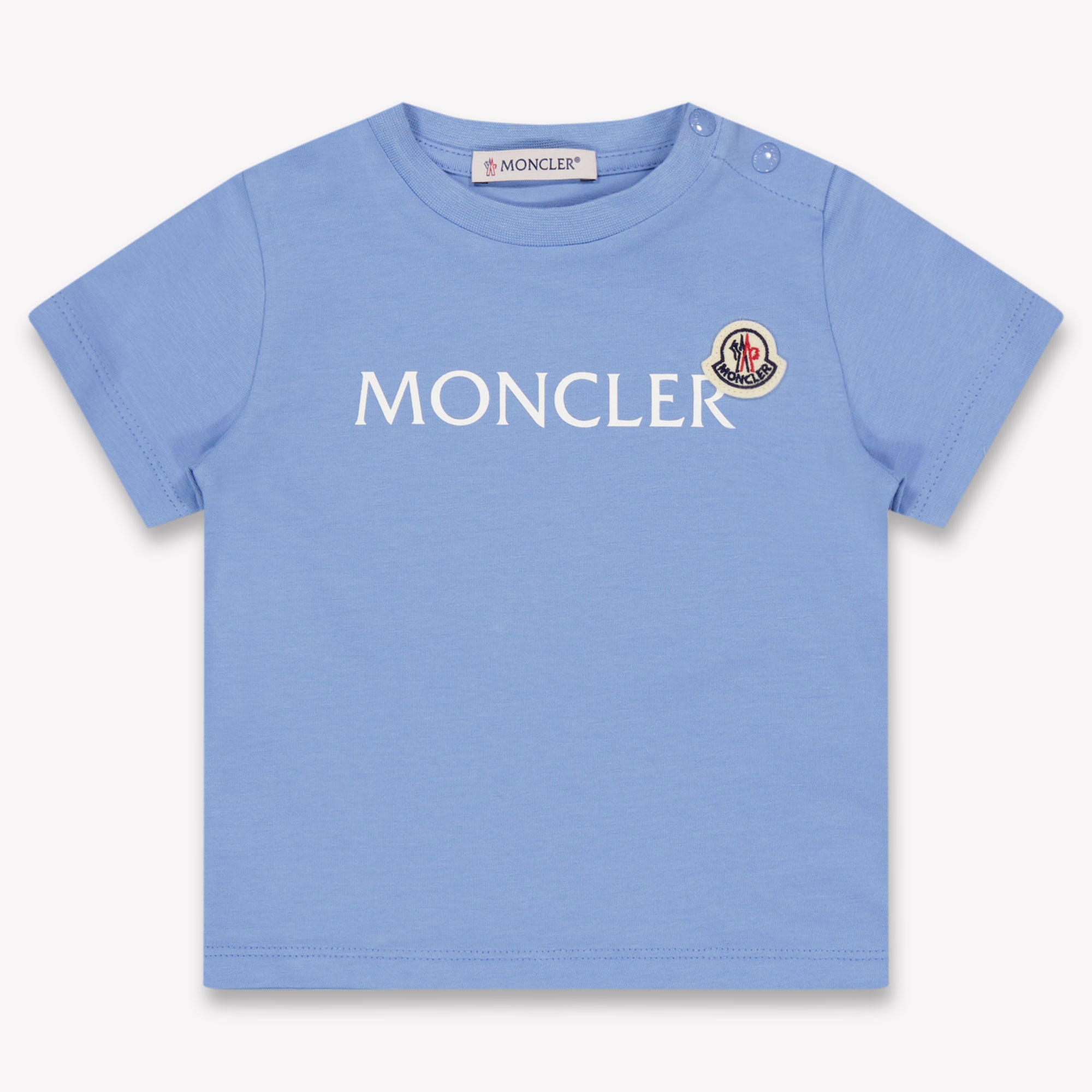 Moncler Baby Boys T-Shirt In Light Blue