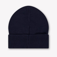 Moncler Baby Unisex Hat In Navy