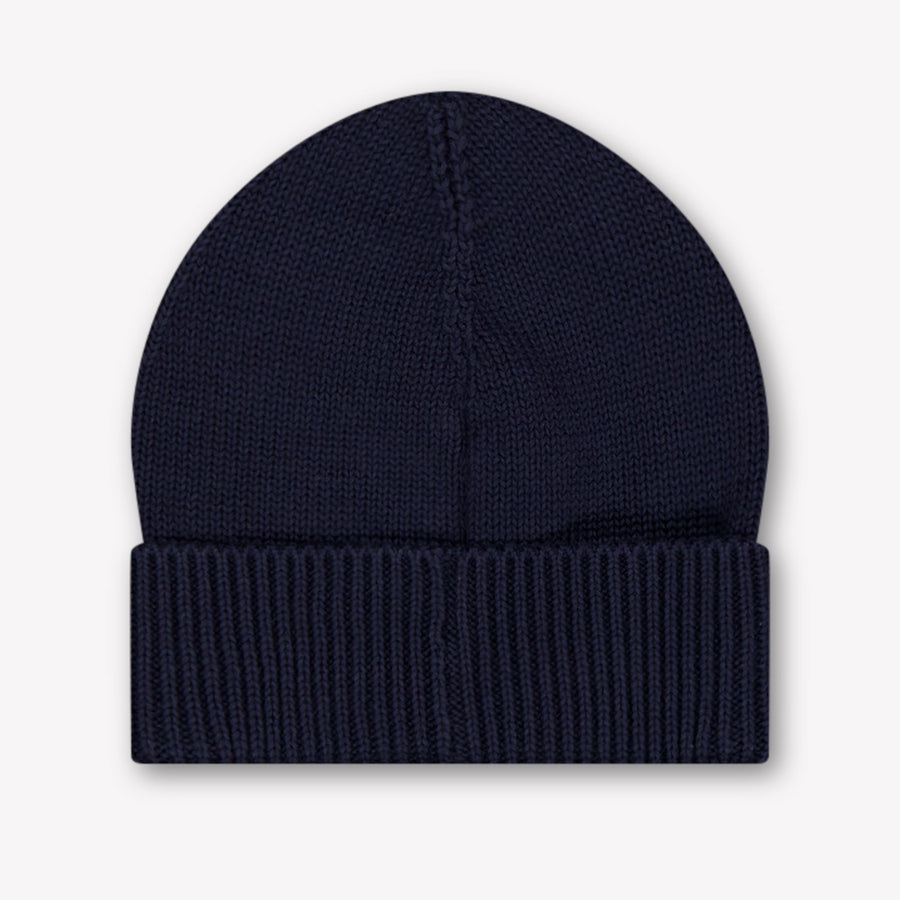 Moncler Baby Unisex Hat In Navy