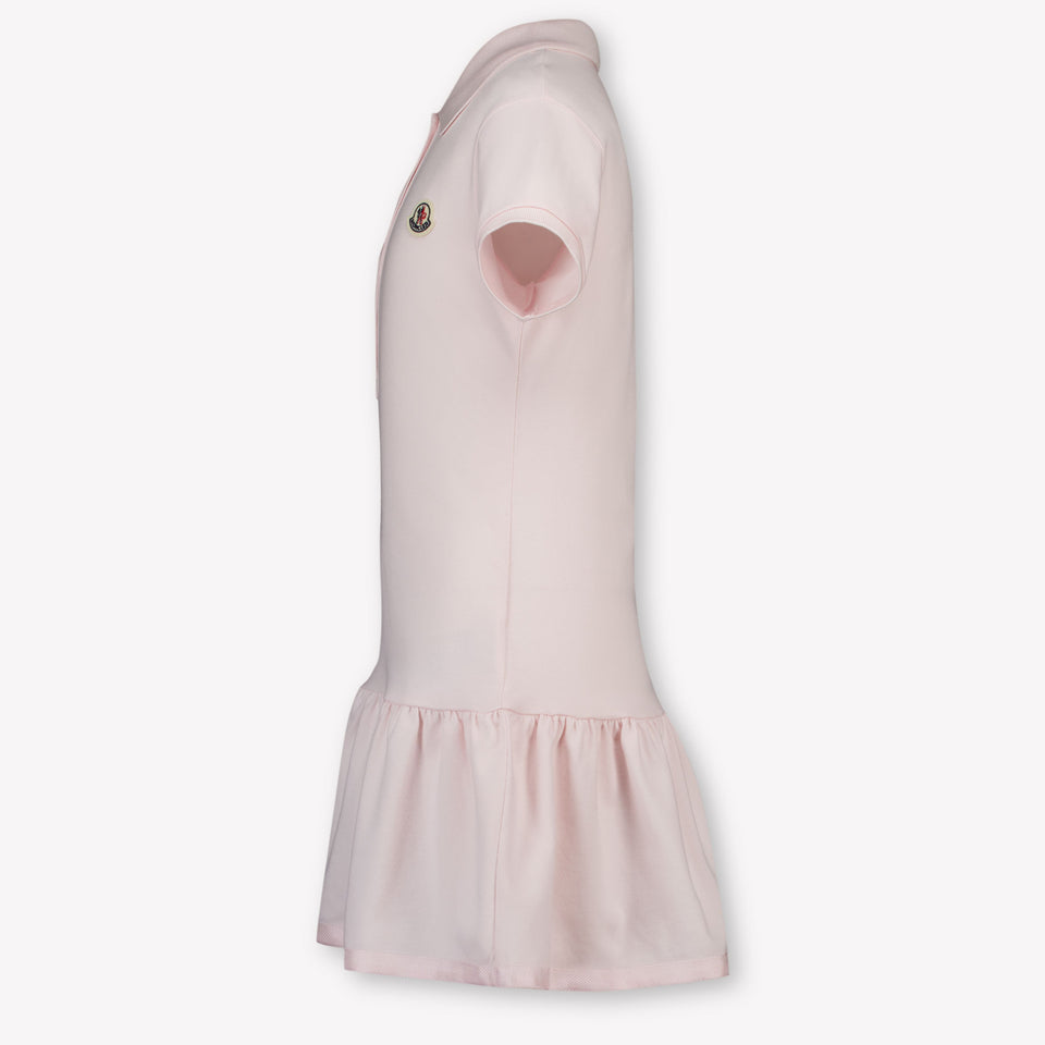 Moncler Kids Girls Dress In Light Pink