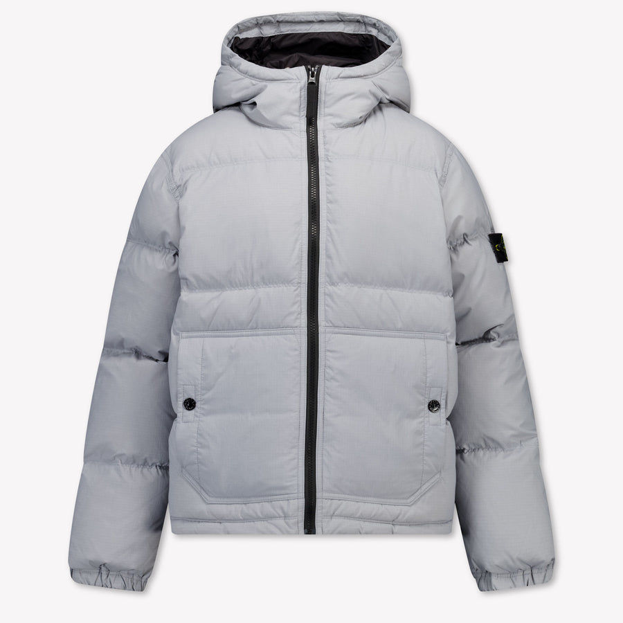 Stone Island Kids Boys Jackets In Light Gray