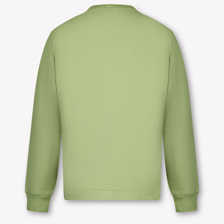 Stone Island Kids Boys T-Shirt In Olive Green