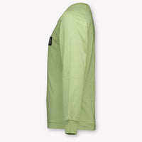 Stone Island Kids Boys T-Shirt In Olive Green