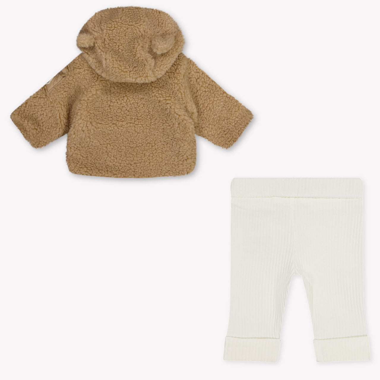 Moncler Baby Unisex Set In Camel