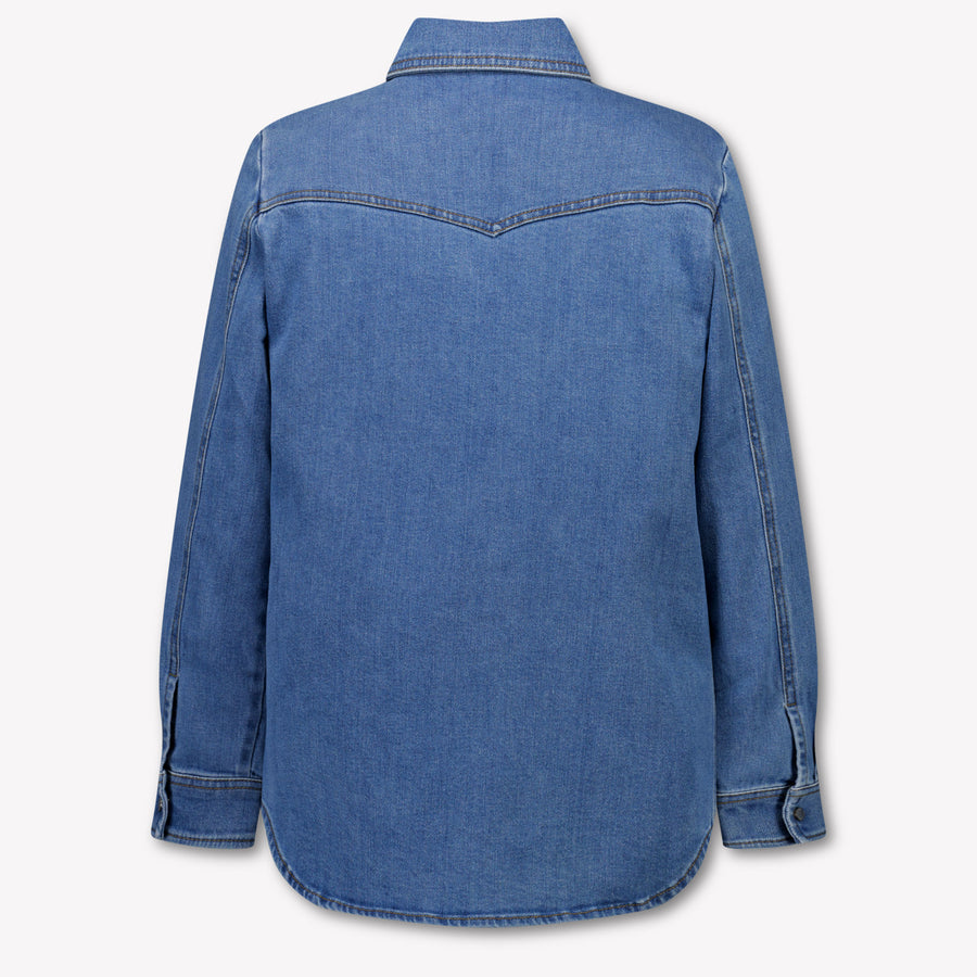 Moncler Kinder Jongens Blouse In Blauw