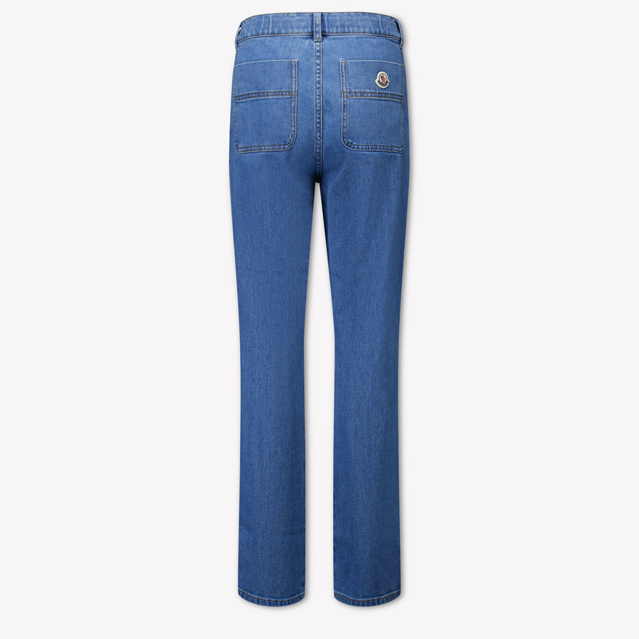 Moncler Kinder Jongens Jeans In Blauw