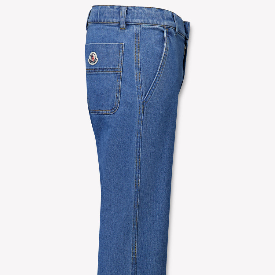Moncler Kinder Jongens Jeans In Blauw