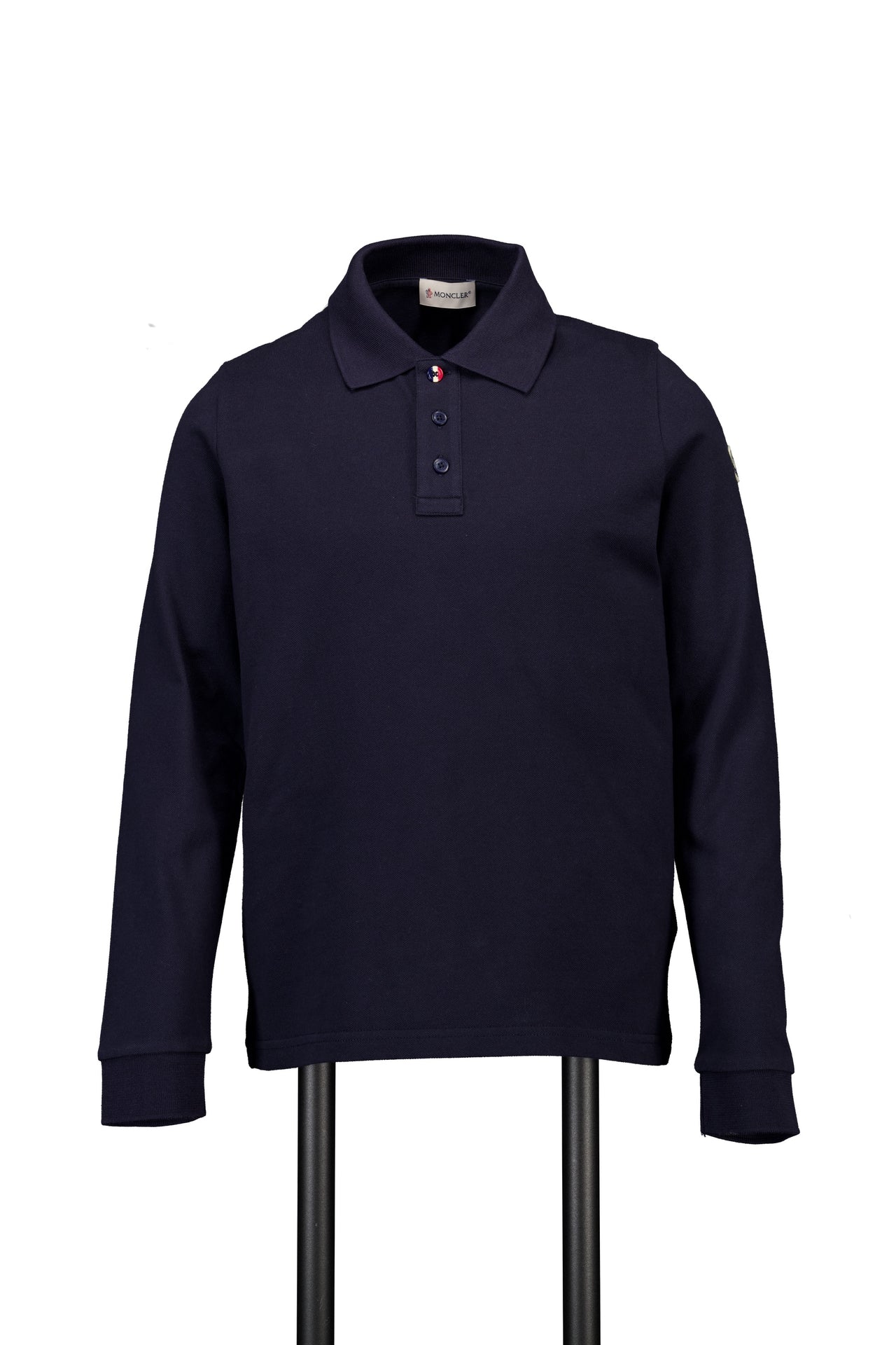 Moncler Kids Boys Polo In Navy
